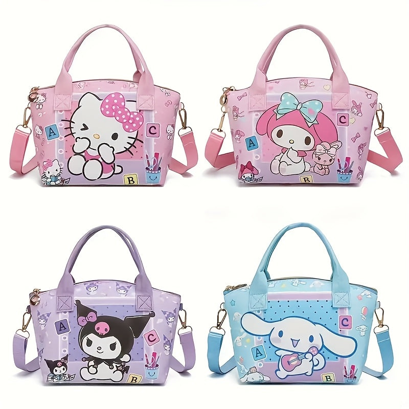 Sac Bandoulière Femme Sanrio Grand Format Avec Multiples Poches Zippées Léger Pour Sorties Quotidiennes Kawaii by LSDLBoutique.ch