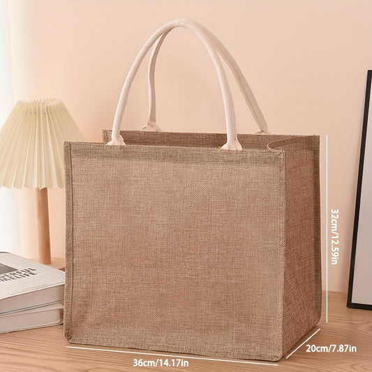 SunnyHemp – Ensemble de Sacs en Chanvre Jaune, Fait Main avec Poignées Doubles by LSDLBoutique.ch