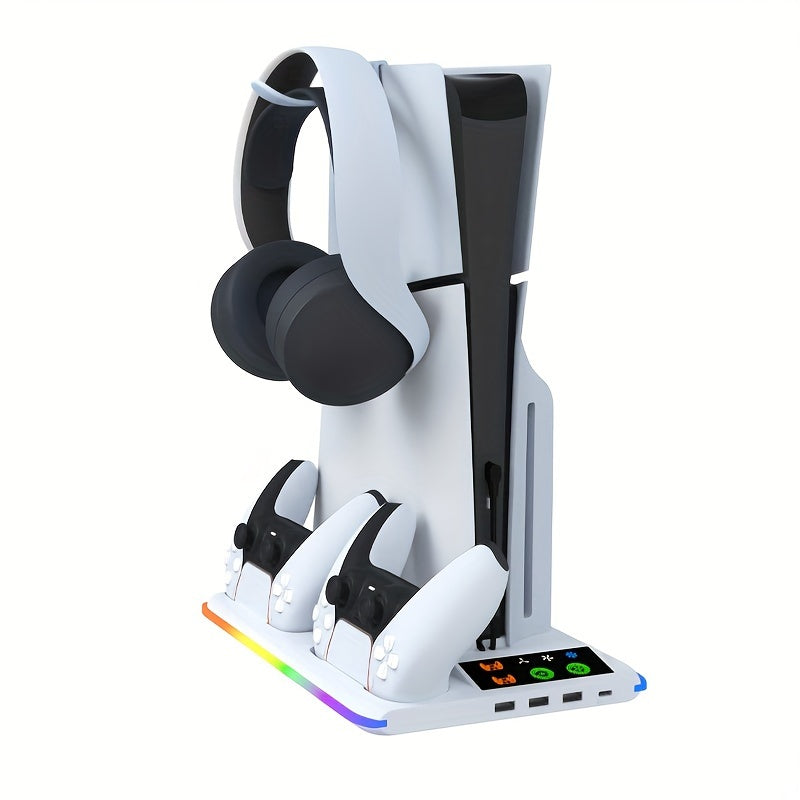 CoolBase – Station de Refroidissement PS5 avec Chargeur Double & LED RGB by LSDLBoutique.ch