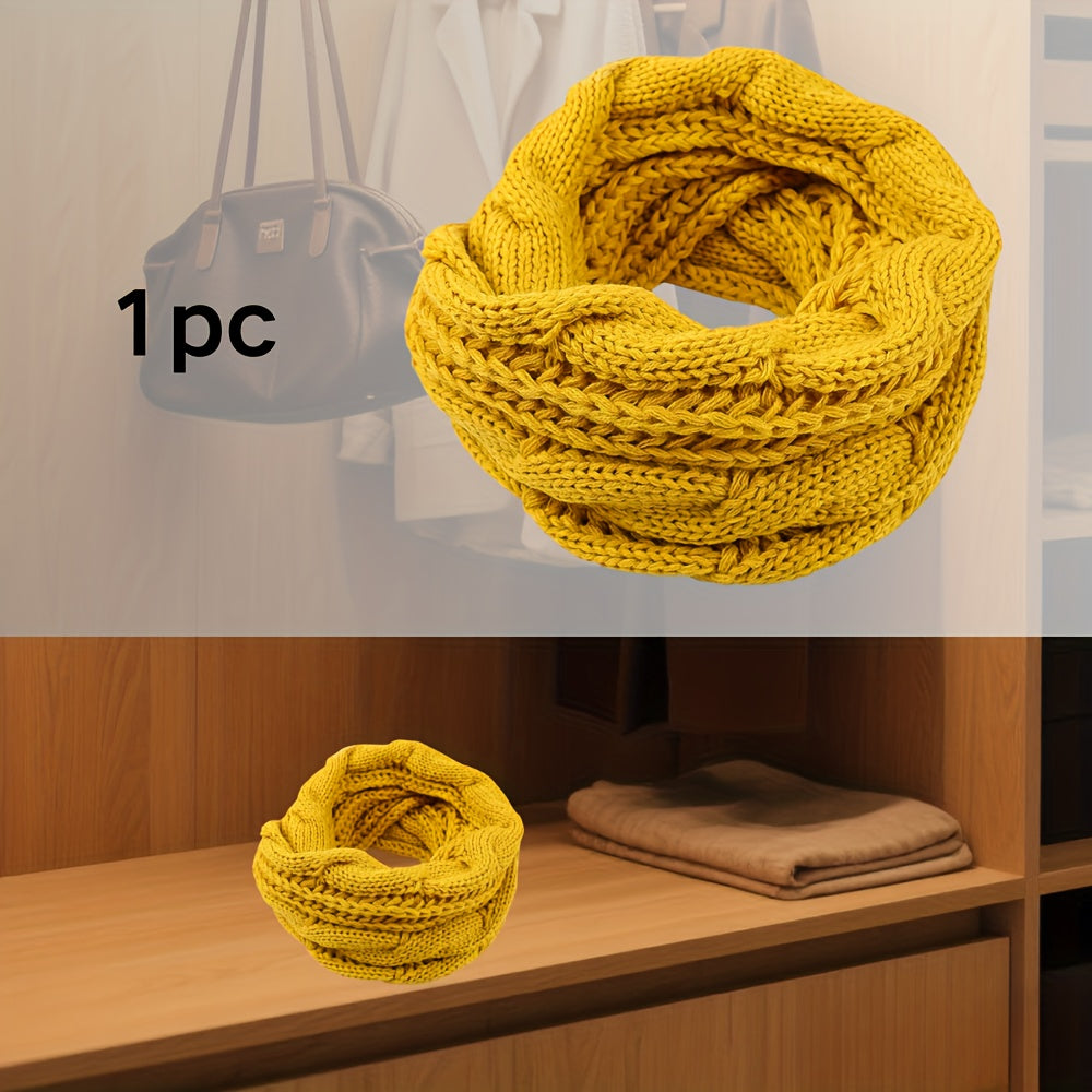 Écharpe Femme Épaisse Pour Hiver Chaude Élastique Élégante Multicolore Confortable Idée Cadeau Noël by LSDLBoutique.ch