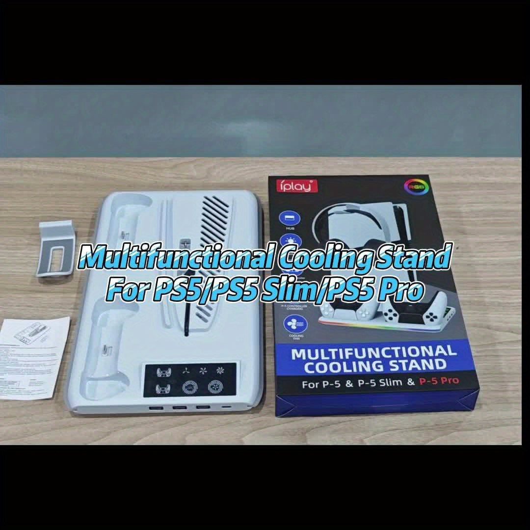 CoolBase – Station de Refroidissement PS5 avec Chargeur Double & LED RGB by LSDLBoutique.ch