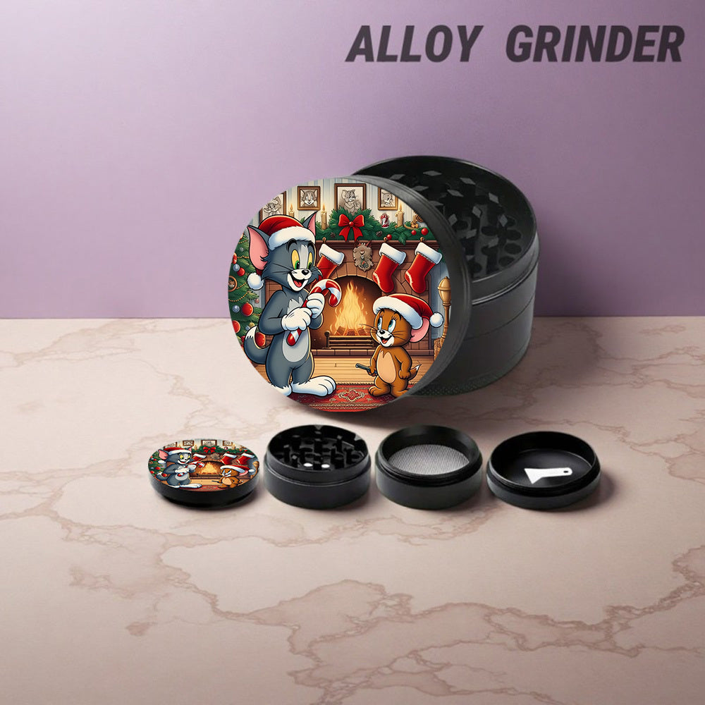 Grinder Tom & Jerry 4 Couches Zinc Manuel Portable by LSDLBoutique.ch