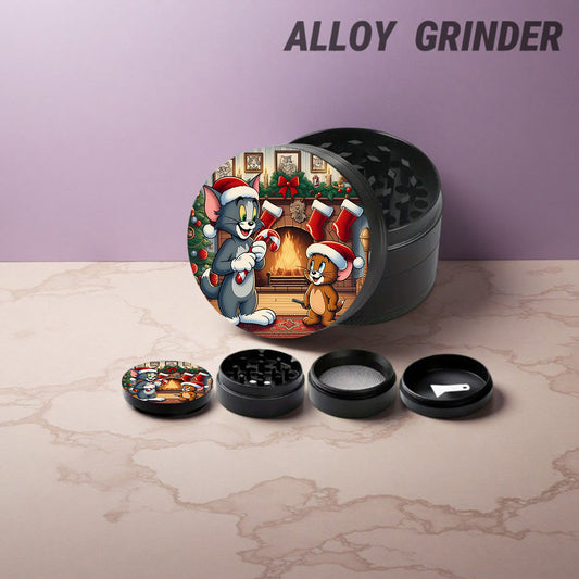 Grinder Tom & Jerry 4 Couches Zinc Manuel Portable by LSDLBoutique.ch