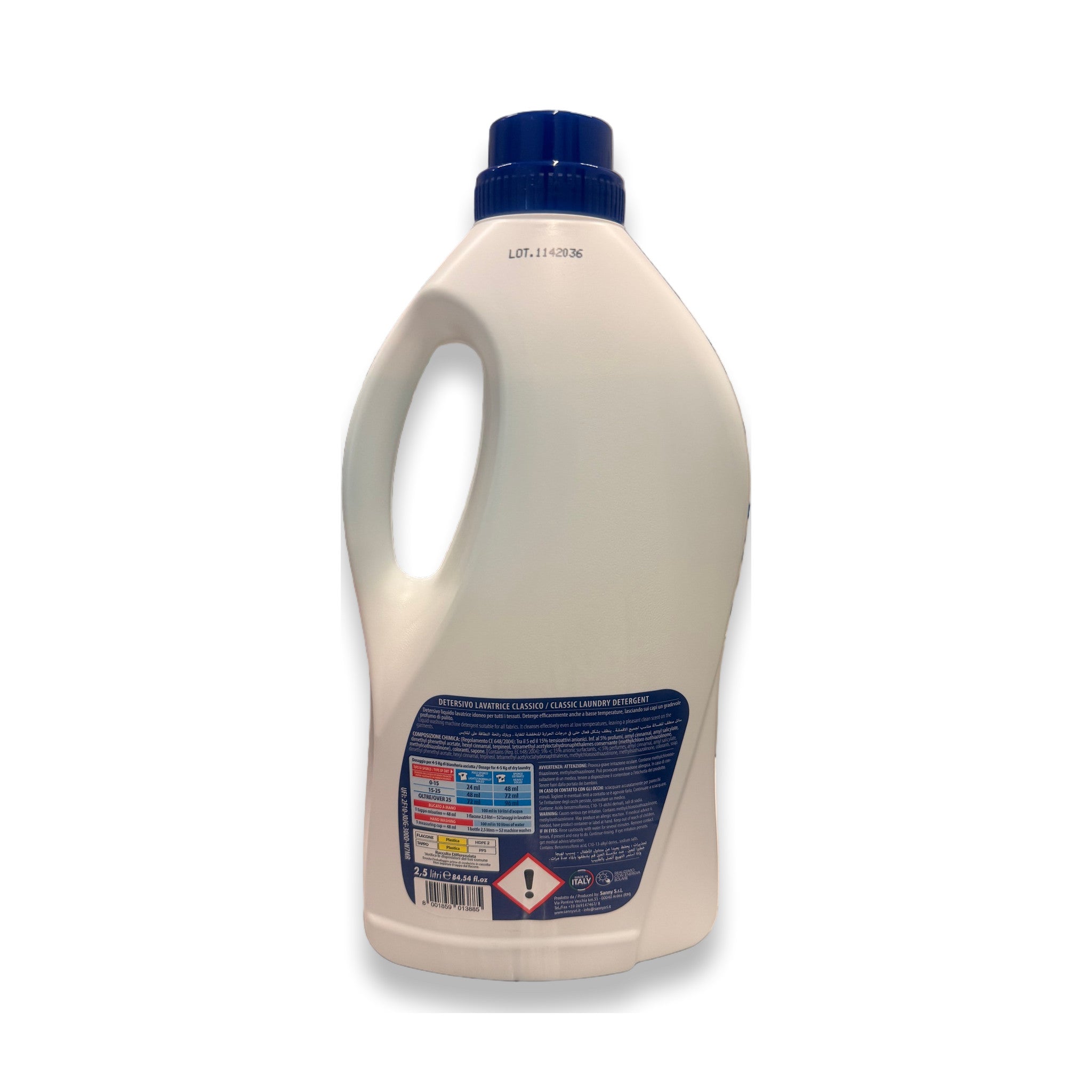 NeoDET Classico Flüssigwaschmittel für alle Textilien - 2,5 L
