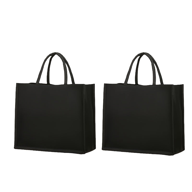 HempElegance – Sac à Main Noir en Chanvre avec Anses Fixes by LSDLBoutique.ch