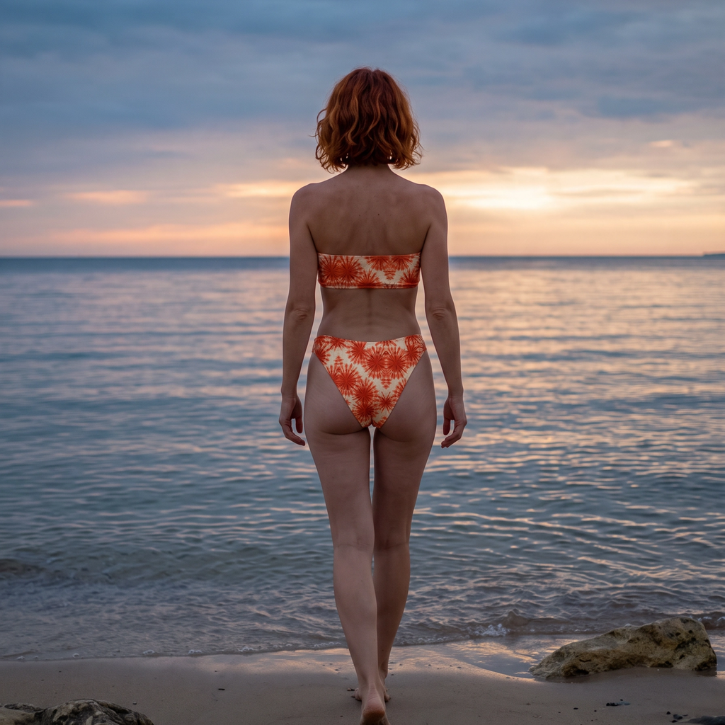 Maillot de bain bandeau recyclé – Maud