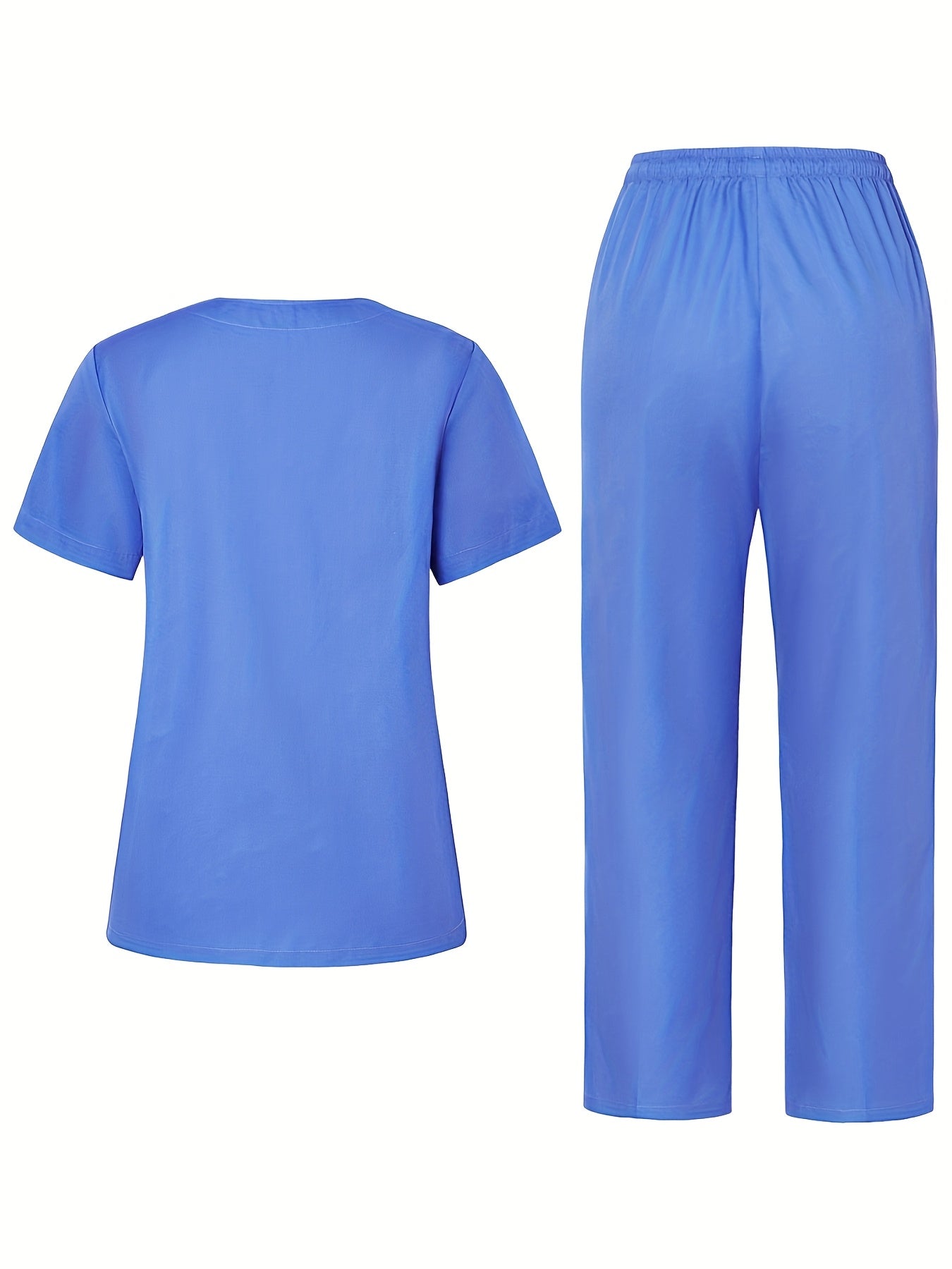 MedStyle – Ensemble Uniforme Col V Femme, Chemise et Pantalon by LSDLBoutique.ch