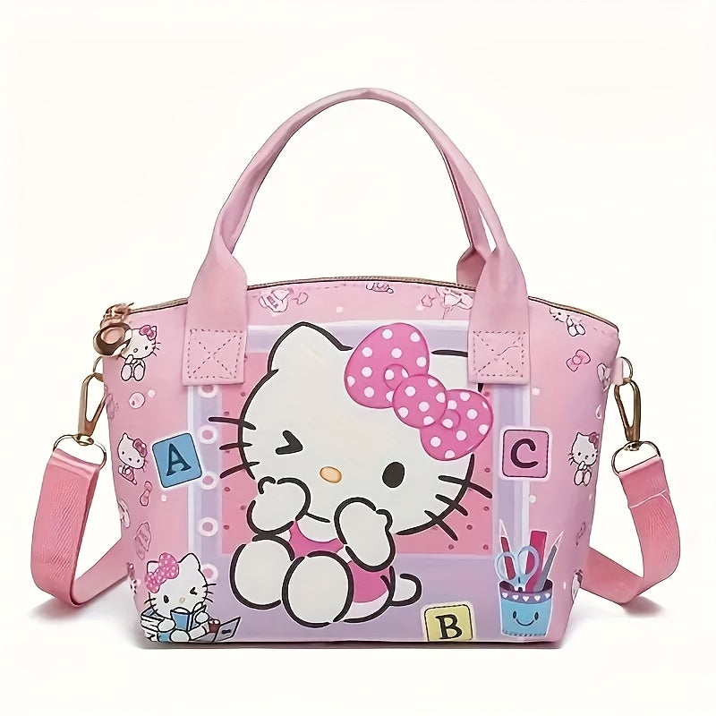 Sac Bandoulière Femme Sanrio Grand Format Avec Multiples Poches Zippées Léger Pour Sorties Quotidiennes Kawaii by LSDLBoutique.ch