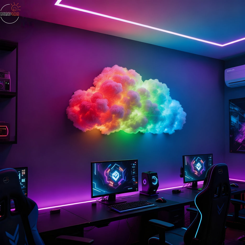 Lampe Nuage 3D RGB – Éclairage Orage Intelligent by LSDLBoutique.ch