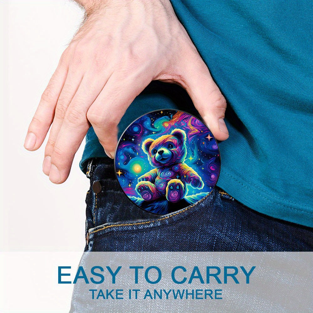 Grinder Ourson 4 Couches Zinc 50/63mm avec Pollen Trap by LSDLBoutique.ch