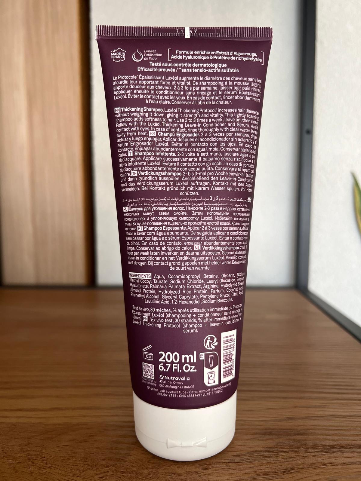 Volumen-Shampoo für feines Haar – Luxéol Thickening Shampoo – 200 ml