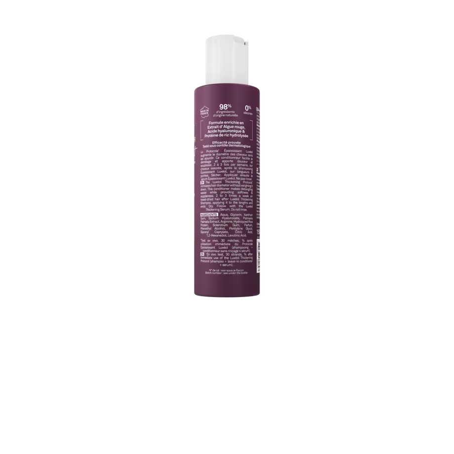 Après-shampoing sans rinçage cheveux fins – Luxéol Thickening Leave-In Conditioner 150 ml