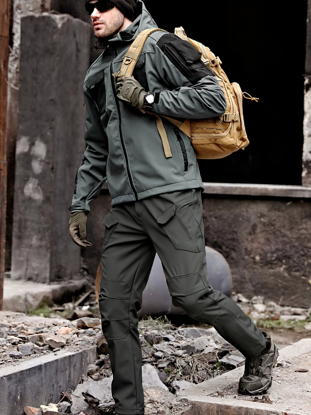 NordShield – Ensemble Homme Hiver Softshell Doublé Polaire, Veste & Pantalon by LSDLBoutique.ch