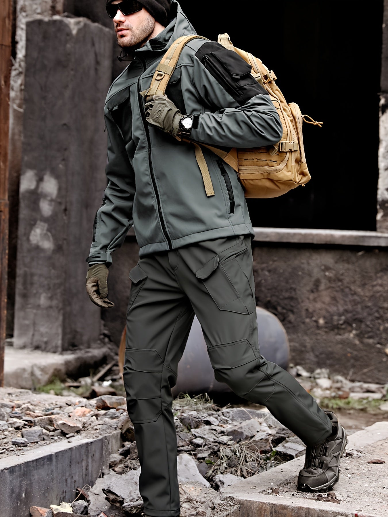 NordShield – Ensemble Homme Hiver Softshell Doublé Polaire, Veste & Pantalon by LSDLBoutique.ch