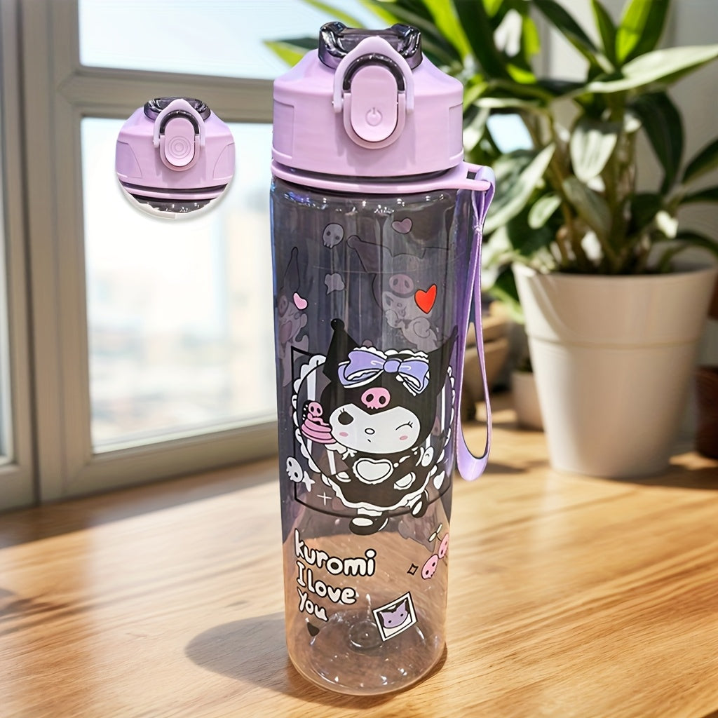 Gourde Sanrio 800 Ml Étanche Avec Couvercle Pop Up Plastique Durable Léger Pour Sport by LSDLBoutique.ch