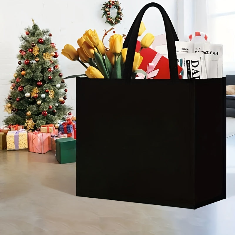 HempElegance – Sac à Main Noir en Chanvre avec Anses Fixes by LSDLBoutique.ch