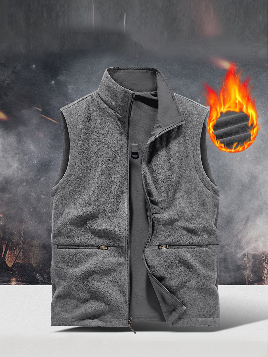 NordTrail – Gilet Réversible Homme Multi-Poches, Coupe Regular by LSDLBoutique.ch