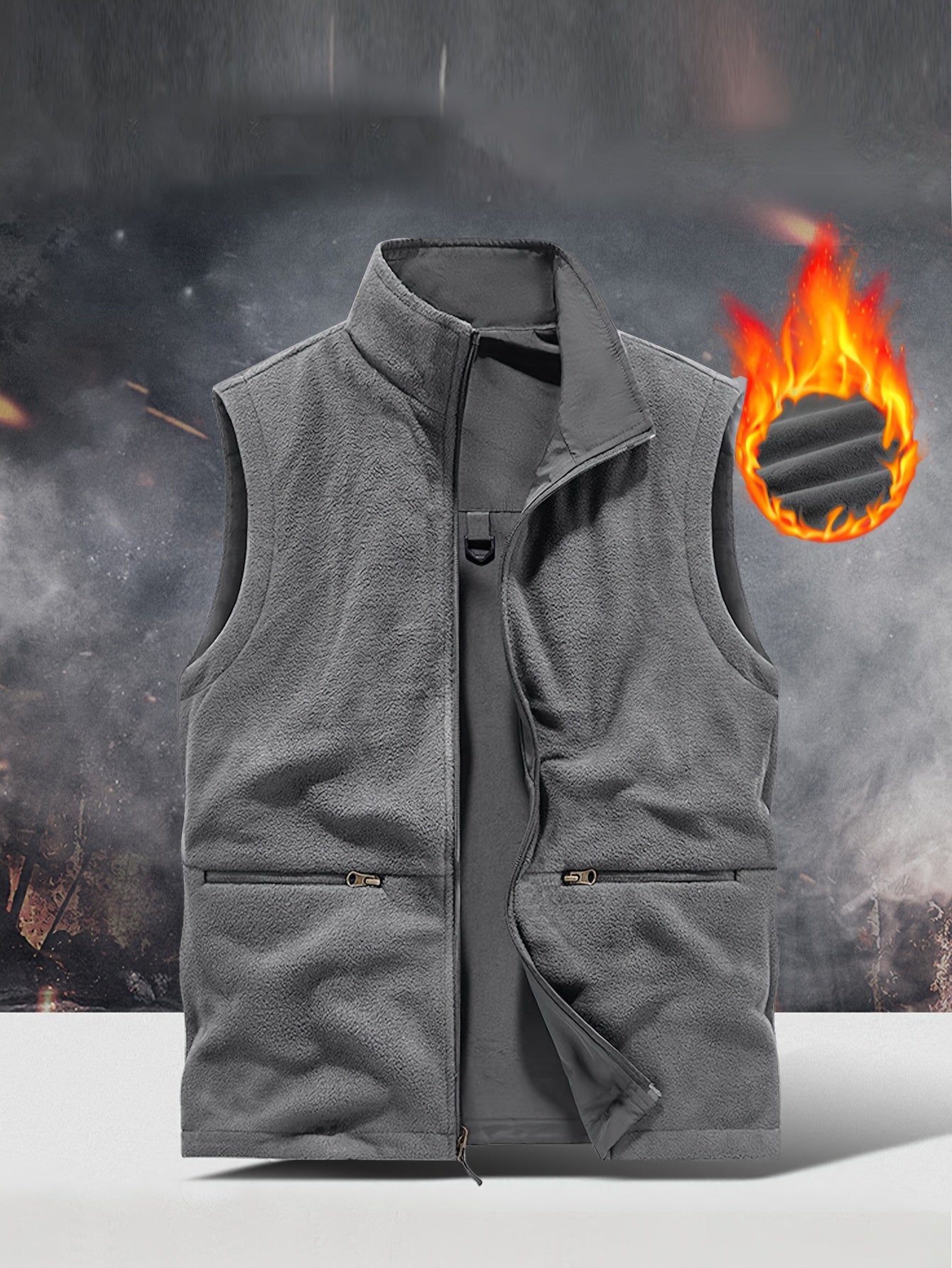 NordTrail – Gilet Réversible Homme Multi-Poches, Coupe Regular by LSDLBoutique.ch