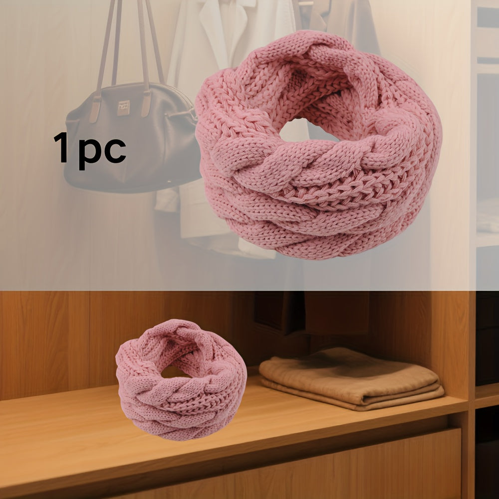 Écharpe Femme Épaisse Pour Hiver Chaude Élastique Élégante Multicolore Confortable Idée Cadeau Noël by LSDLBoutique.ch