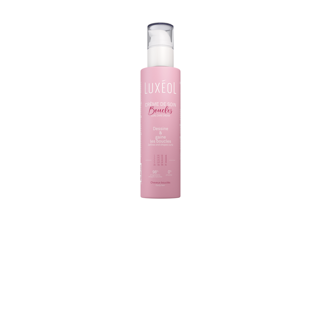 Crème coiffante sans rinçage pour boucles – Luxéol Crème de soin Boucles