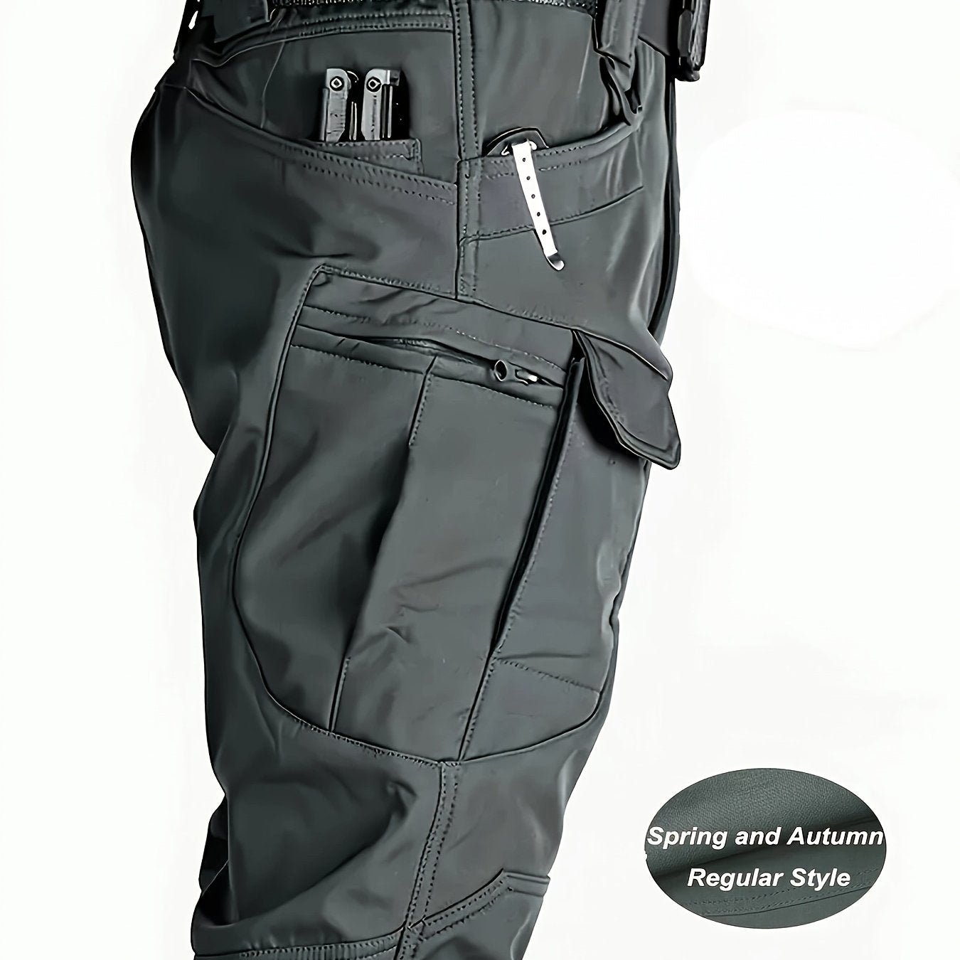 WorkFlex – Pantalon de Travail Homme Multi-Poches, Tissu Respirant & Taille Ajustable by LSDLBoutique.ch