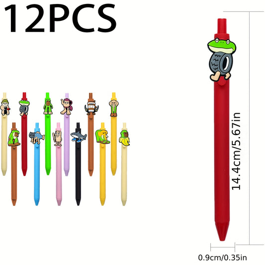 "Set 12 Figurines & Stylos Brainrot – Tung Sahur x Tralalero by LSDLBoutique.ch