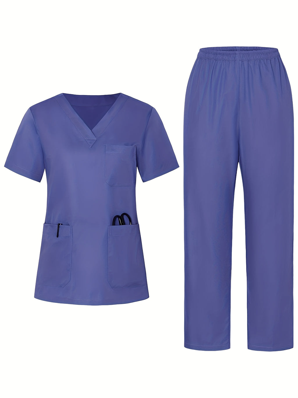 MedStyle – Ensemble Uniforme Col V Femme, Chemise et Pantalon by LSDLBoutique.ch