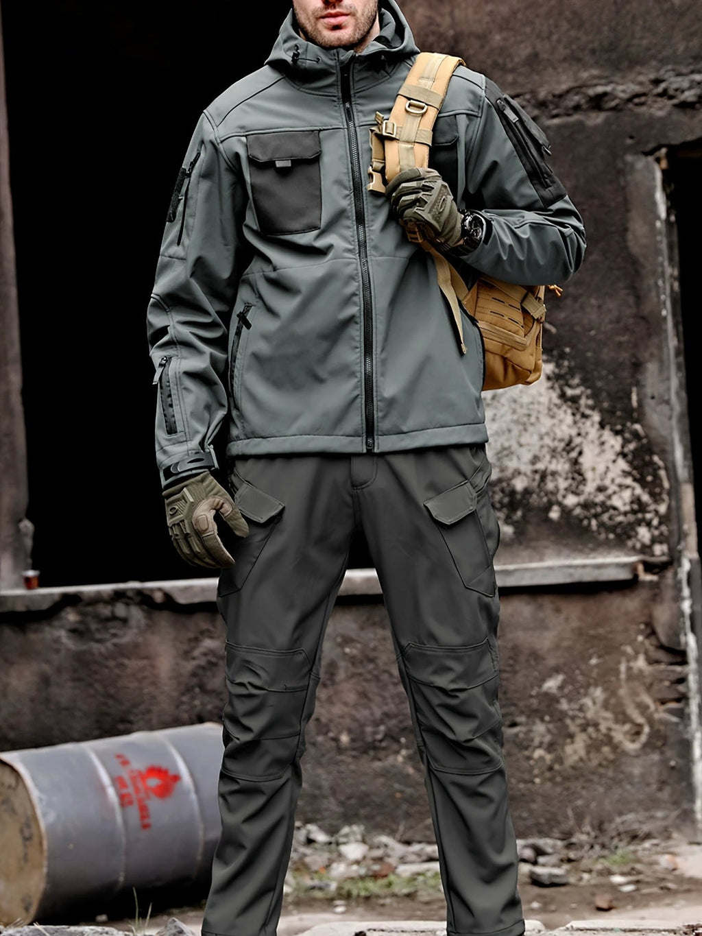 NordShield – Ensemble Homme Hiver Softshell Doublé Polaire, Veste & Pantalon by LSDLBoutique.ch