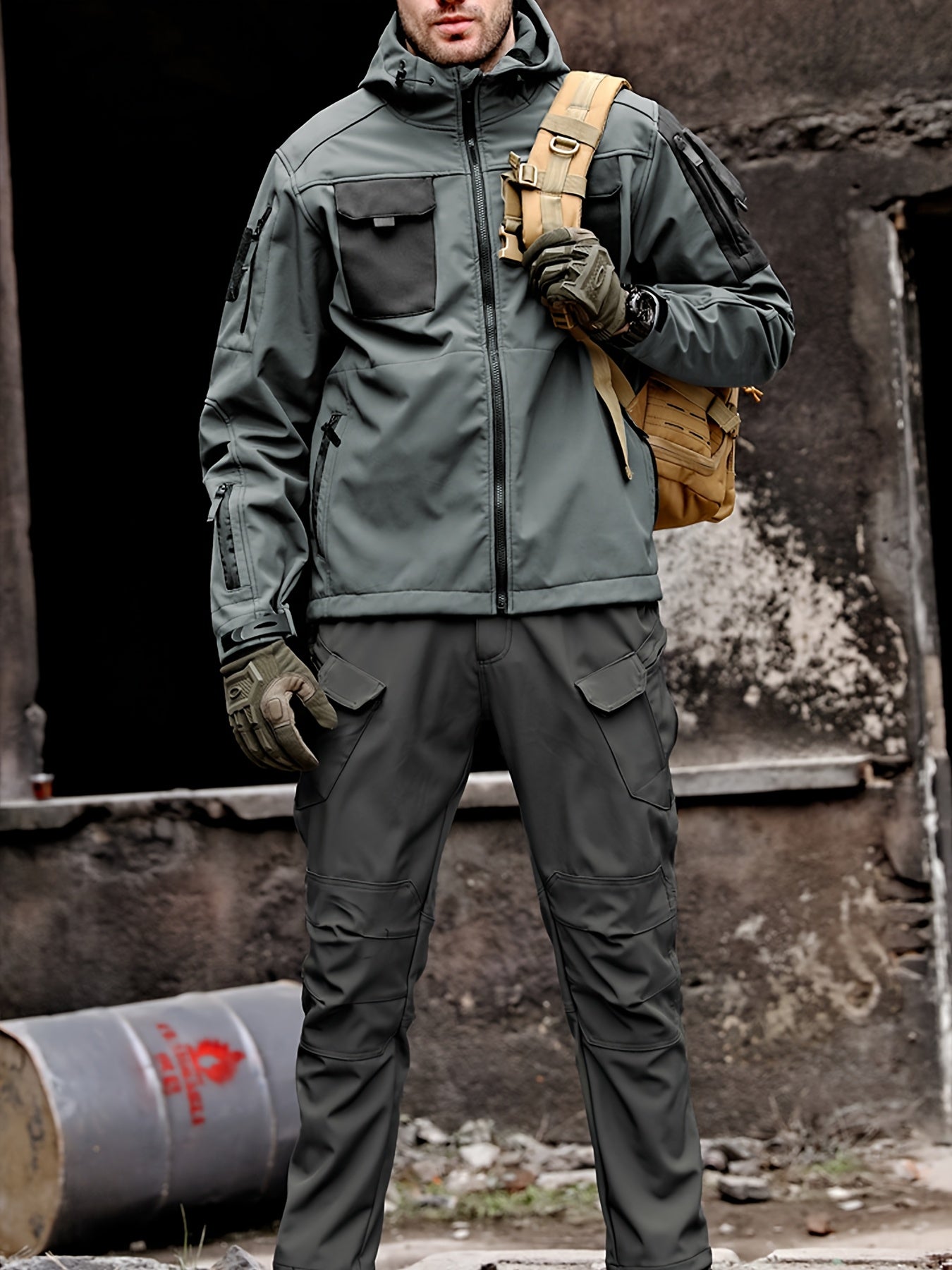 NordShield – Ensemble Homme Hiver Softshell Doublé Polaire, Veste & Pantalon by LSDLBoutique.ch