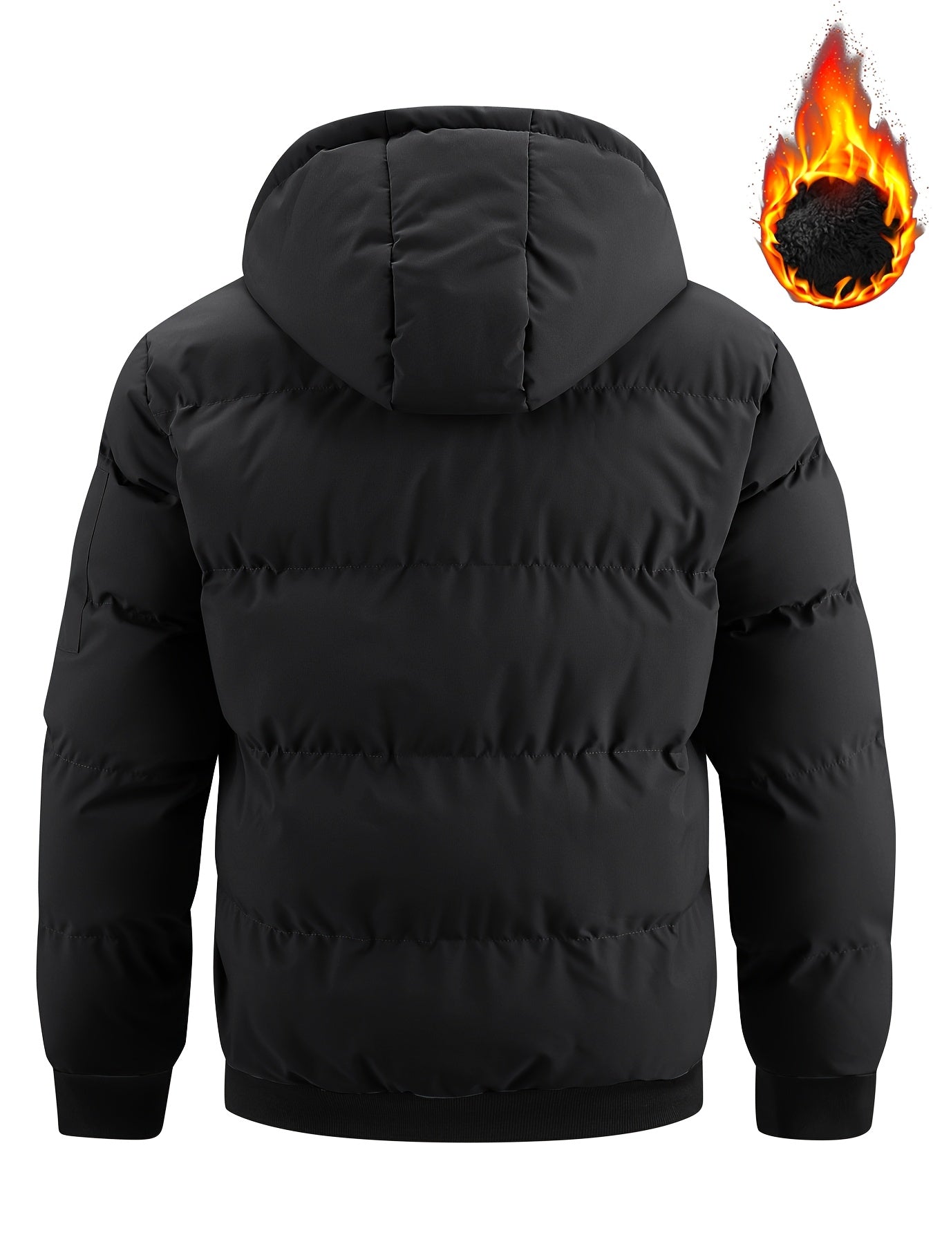 Veste Hiver En Peluche Douce Avec Capuche Et Fermeture Éclair Pour Isolation Thermique Maximale Confortable by LSDLBoutique.ch