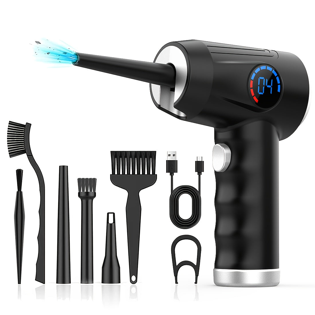 AeroDust – Souffleur d’Air Électrique Sans Fil 51000 RPM, 4 Vitesses & Écran LCD by LSDLBoutique.ch