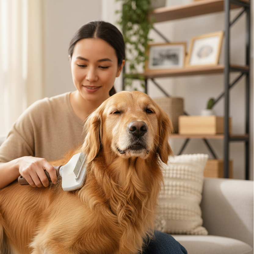 Kardierungbürste Hunter 2-in-1