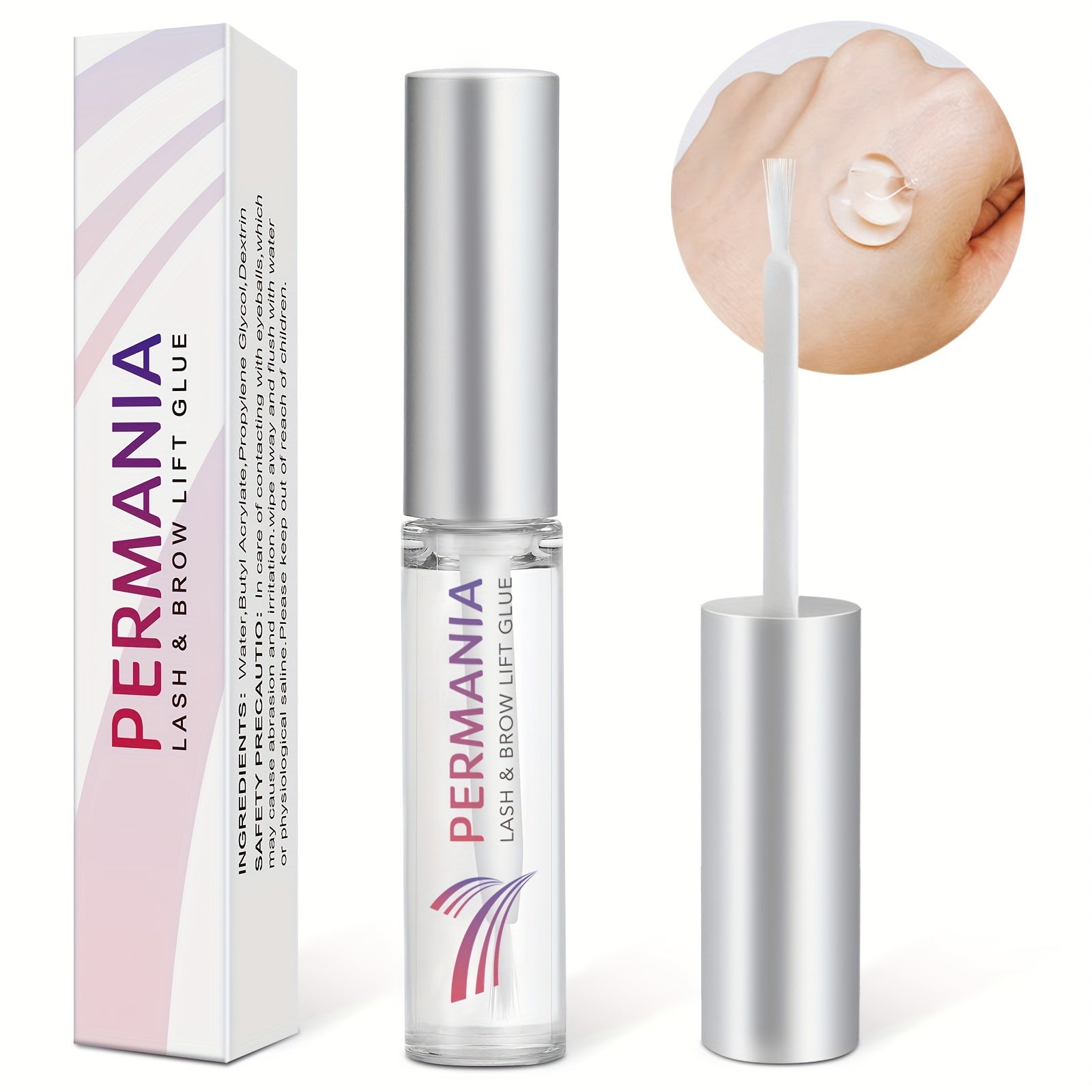 Colle Rehaussement de Cils et Lamination Sourcils 7ml PERMANIA Lash Lift Professionnel by PERMANIA
