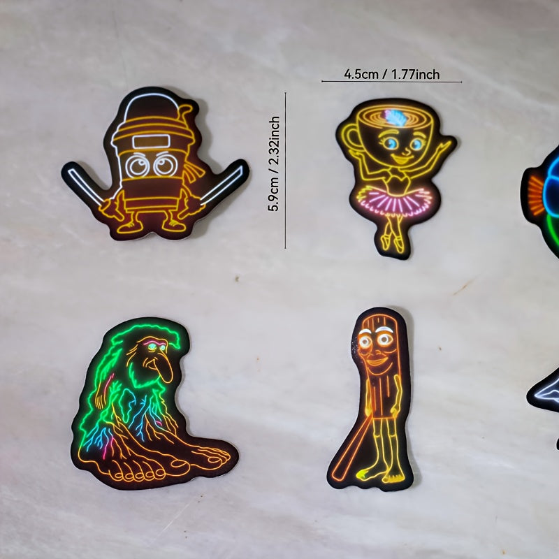 Stickers Cartoon 50pcs ou 250pcs – Effet Néon Italian Brainrot - Roblox by LSDLBoutique.ch