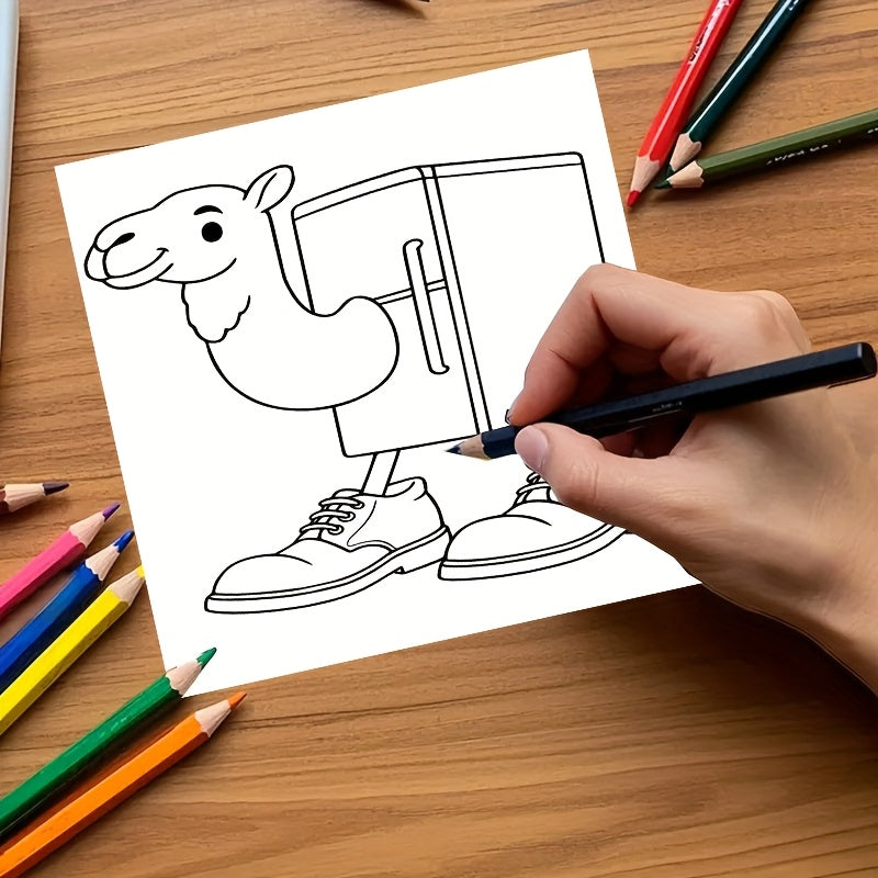 Livre de Coloriage Italian Brainrot – 22 Personnages Mèmes & Défis Créatif by LSDLBoutique.ch