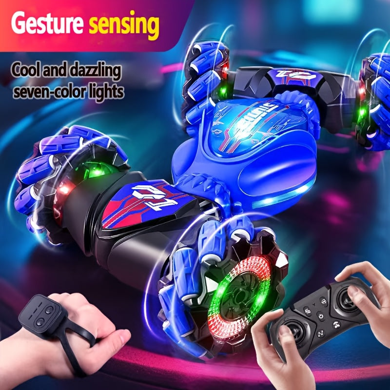 RoboClimb – Voiture Télécommandée 4x4 Métal à Détection de Gestes, Rechargeable by LSDLBoutique.ch