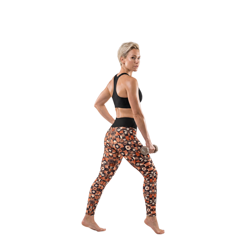 High-Waisted Stretch Yoga Leggings – Alba