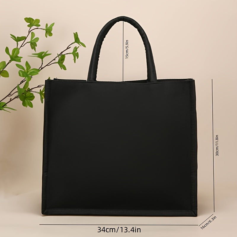 HempElegance – Sac à Main Noir en Chanvre avec Anses Fixes by LSDLBoutique.ch