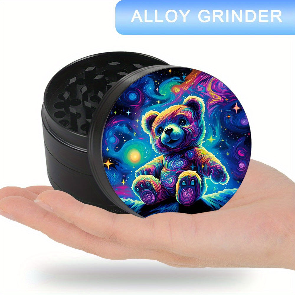 Grinder Ourson 4 Couches Zinc 50/63mm avec Pollen Trap by LSDLBoutique.ch