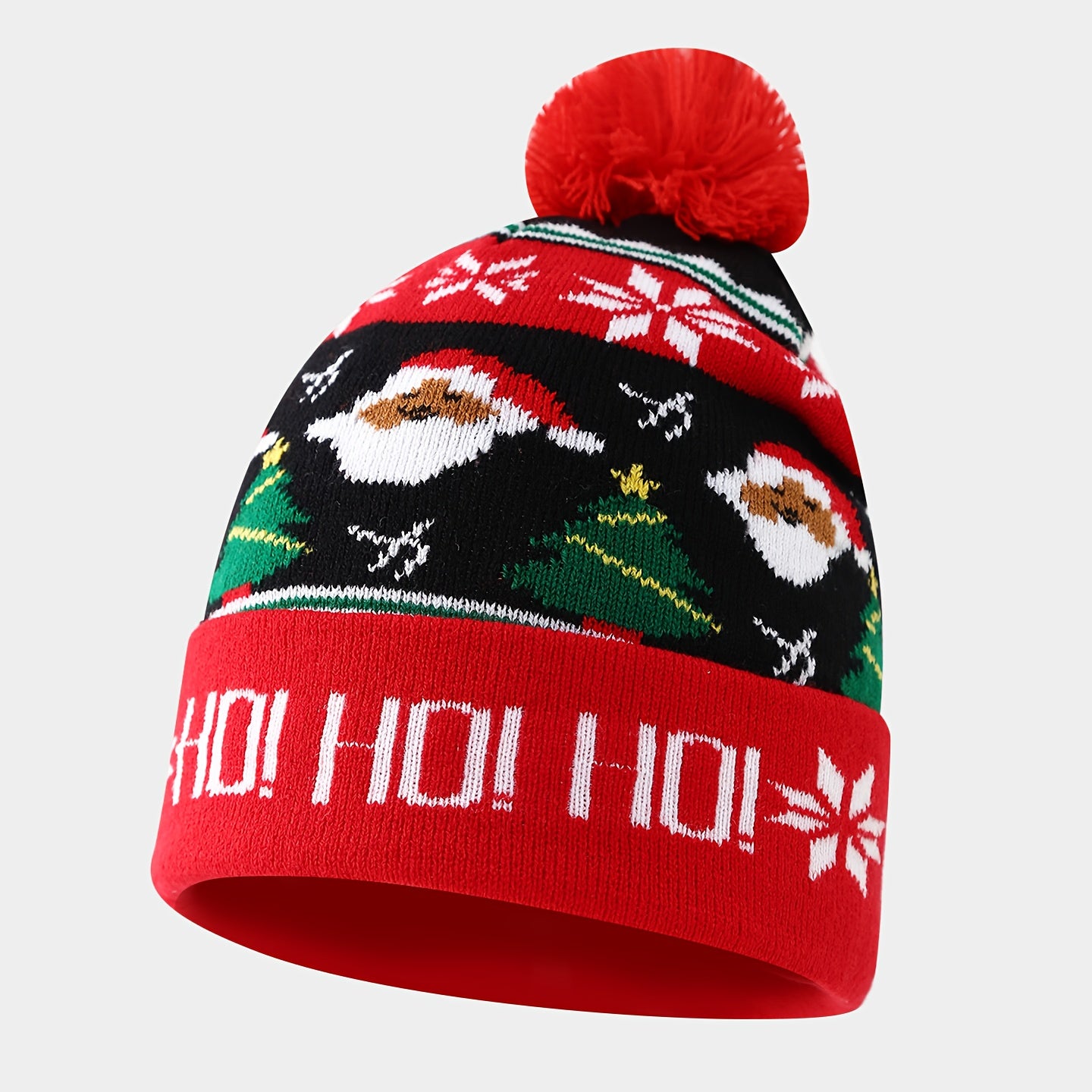 Bonnet De Noël Renne Bonhomme De Neige Sapin Avec Pompon Unisexe Édition Raffinée by LSDLBoutique.ch