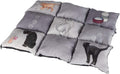 Trixie 37074 Tapis de Couchage Patchwork Cat Gris 55 x 45 cm