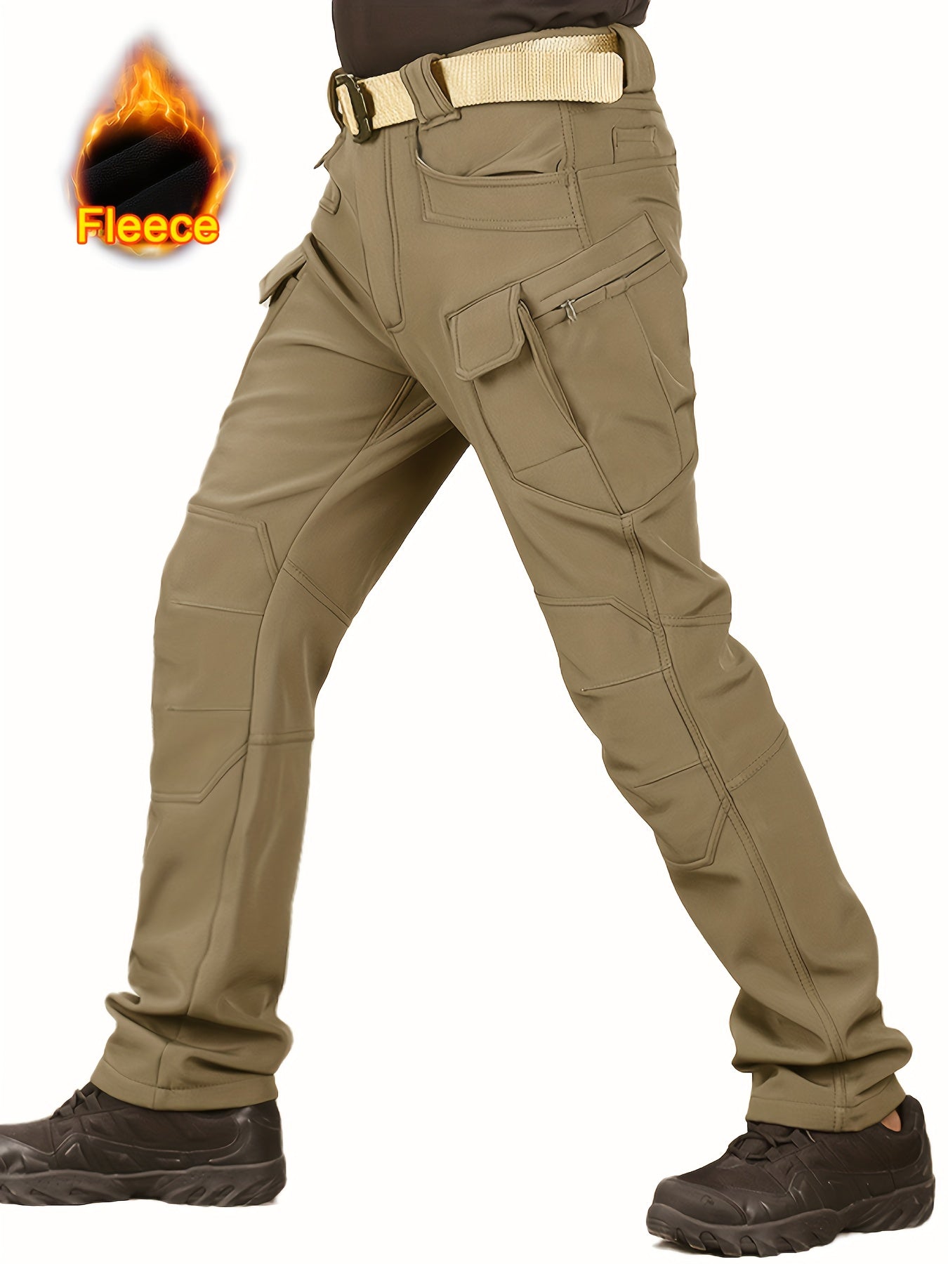 FleexPro – Pantalon de Travail Homme Hiver Doublé Polaire, Multi-Poches by LSDLBoutique.ch