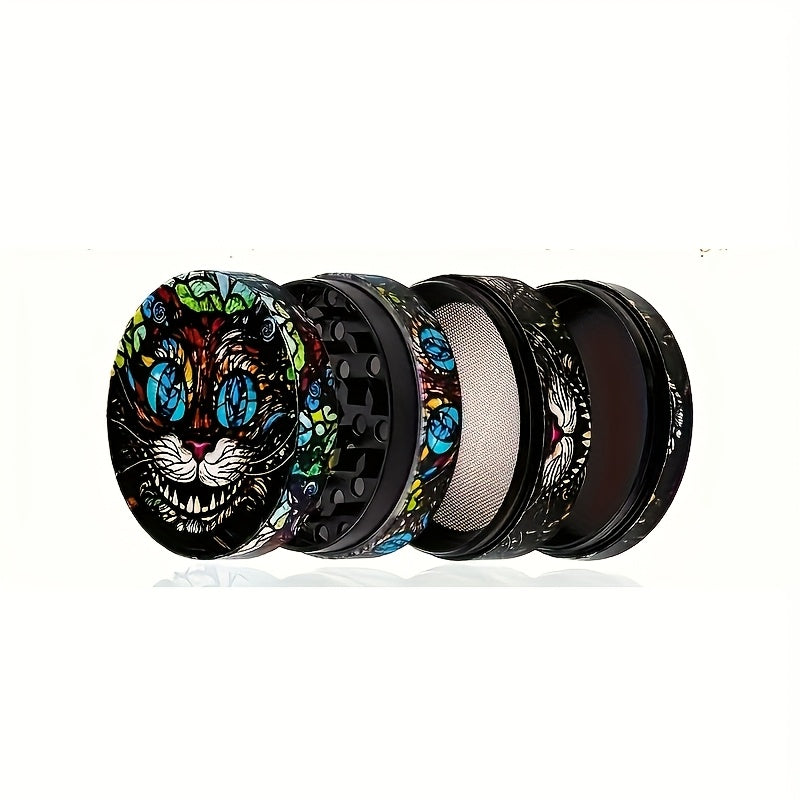 Grinder Chat Vitrail 4 Couches Zinc Manuel Couleurs by LSDLBoutique.ch