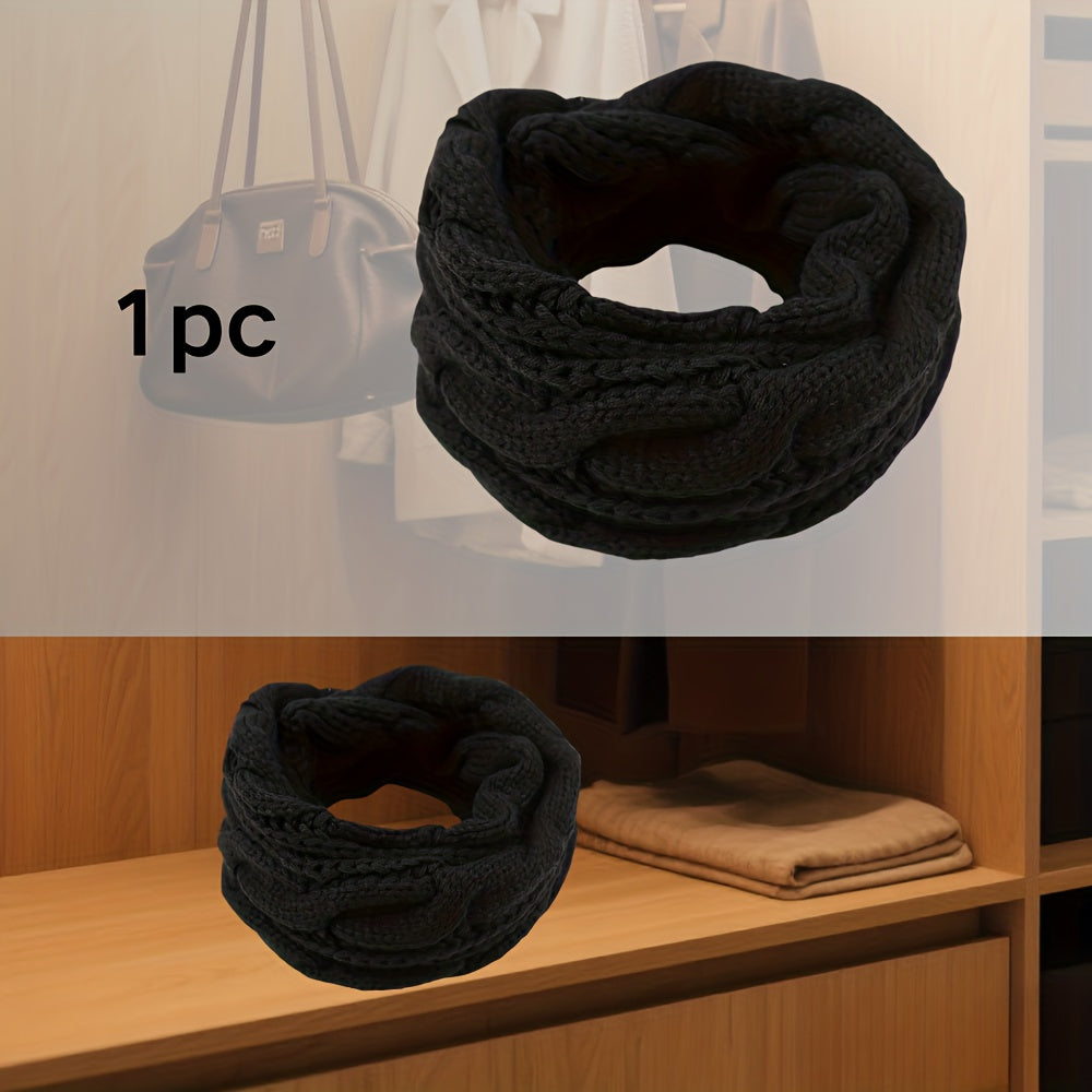 Écharpe Femme Épaisse Pour Hiver Chaude Élastique Élégante Multicolore Confortable Idée Cadeau Noël by LSDLBoutique.ch