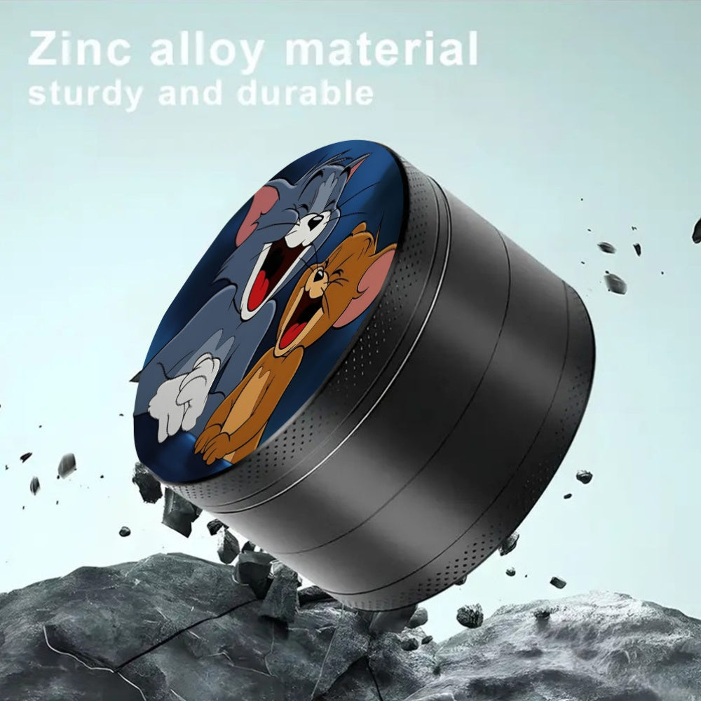 Grinder Tom & Jerry 4 Couches Zinc Manuel Portable by LSDLBoutique.ch