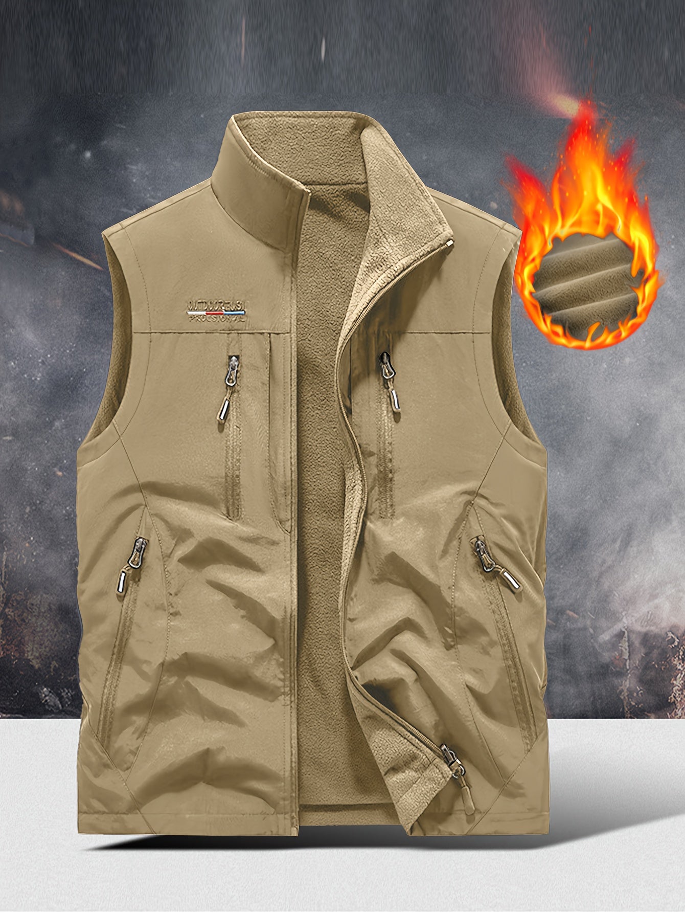 NordTrail – Gilet Réversible Homme Multi-Poches, Coupe Regular by LSDLBoutique.ch