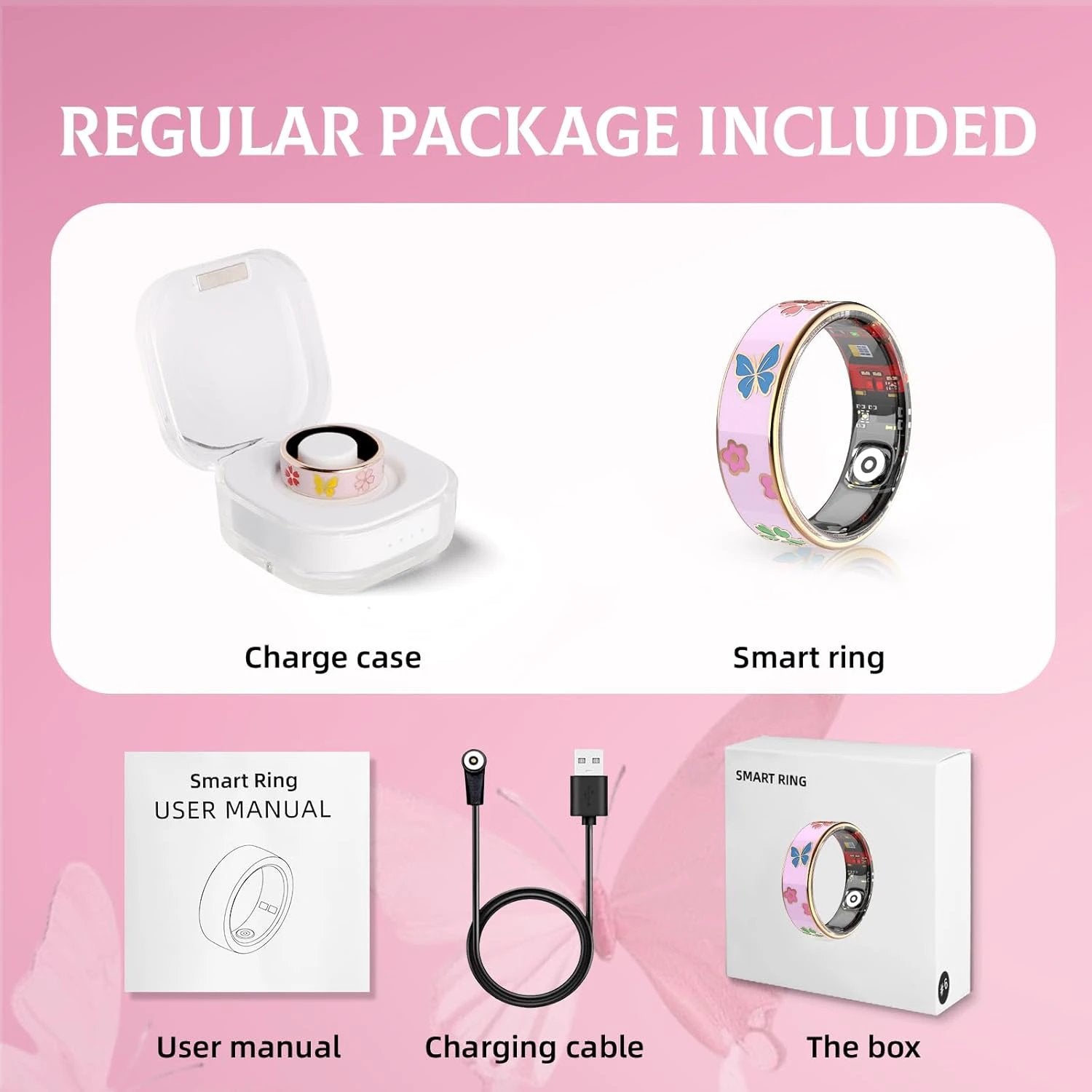 Smart Ring (Pink, 9)