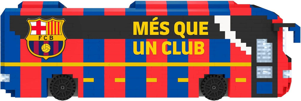 FOCO Jouet de construction de football Barcelona CF BRXLZ Bus de l’équipe sous licence officielle