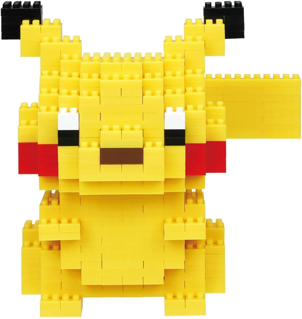 nanoblock - Pikachu Deluxe - Figurine Pokémon - Jeu de Construction - Activité 12 Ans et + - 560 Pièces - Taille Deluxe