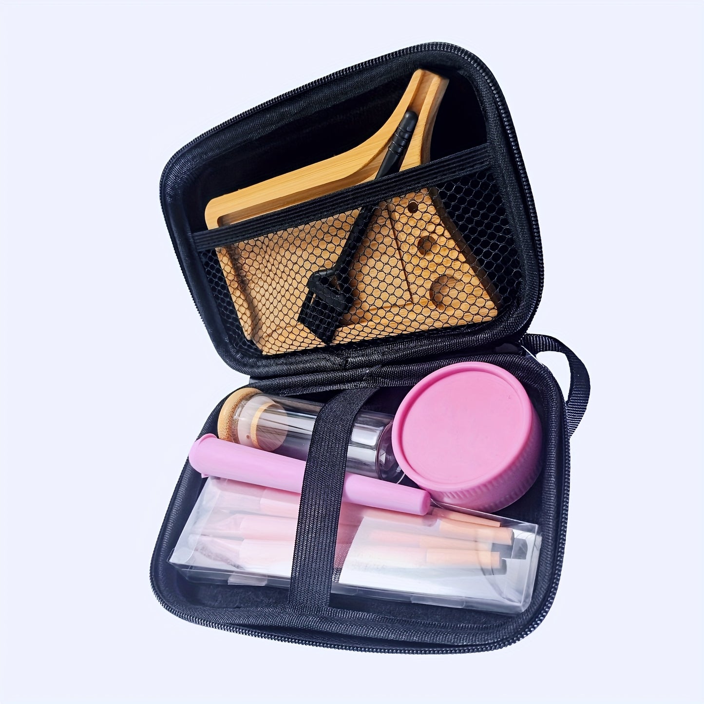 Set Fumeur 7pcs : Plateau, Pipe, Grinder, Sachet Anti-Odeur, Feuilles by LSDLBoutique.ch